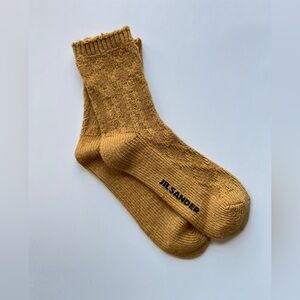 Jil Sander Mustard Socks